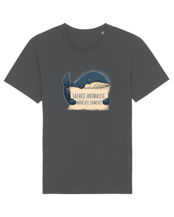 SALVATI ANIMALELE, MANCATI OAMENI - umor absurd - balena Anthracite