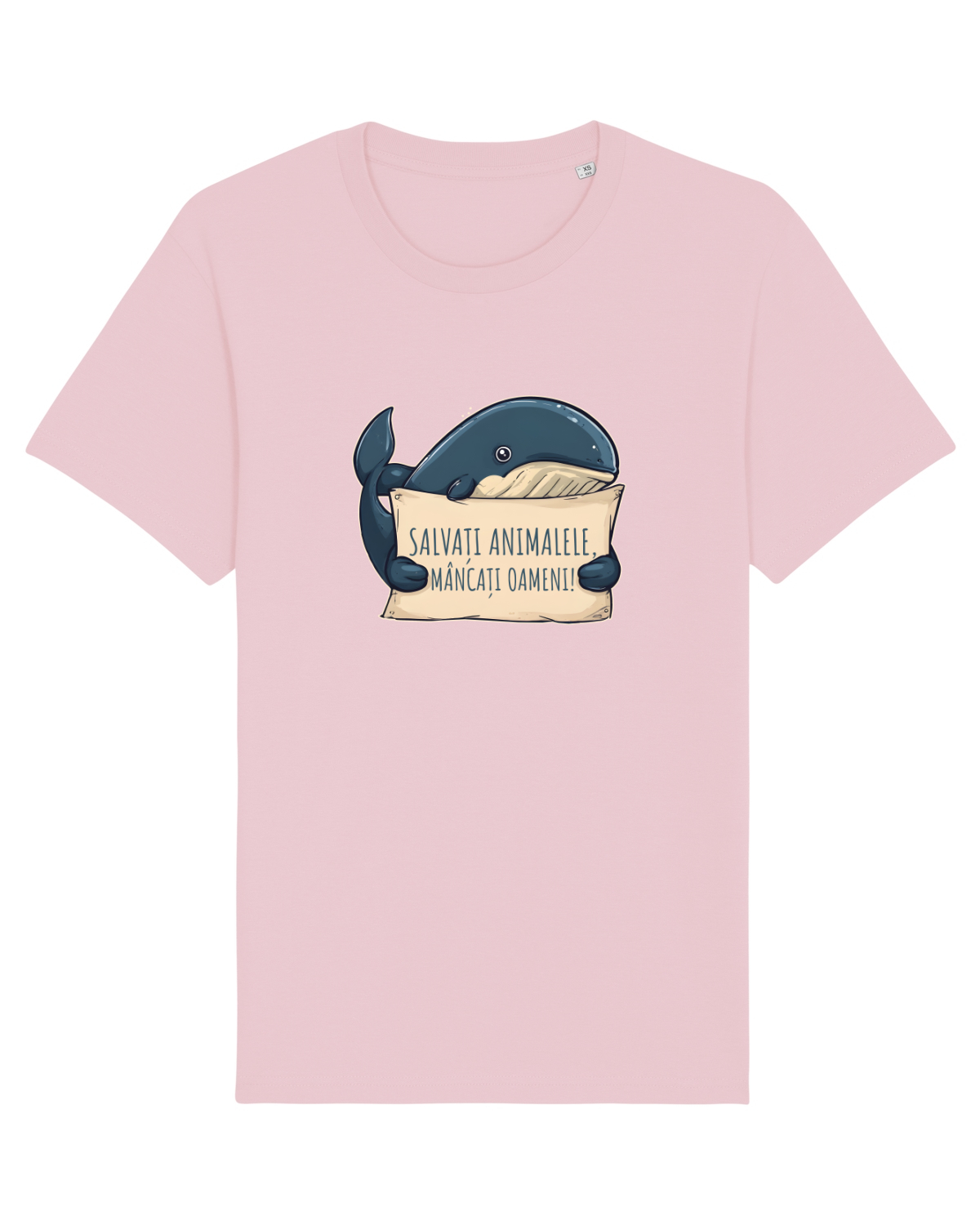 Tricou mânecă scurtă Unisex Rocker Cotton Pink