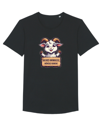 SALVATI ANIMALELE, MANCATI OAMENI - umor absurd - capra Black