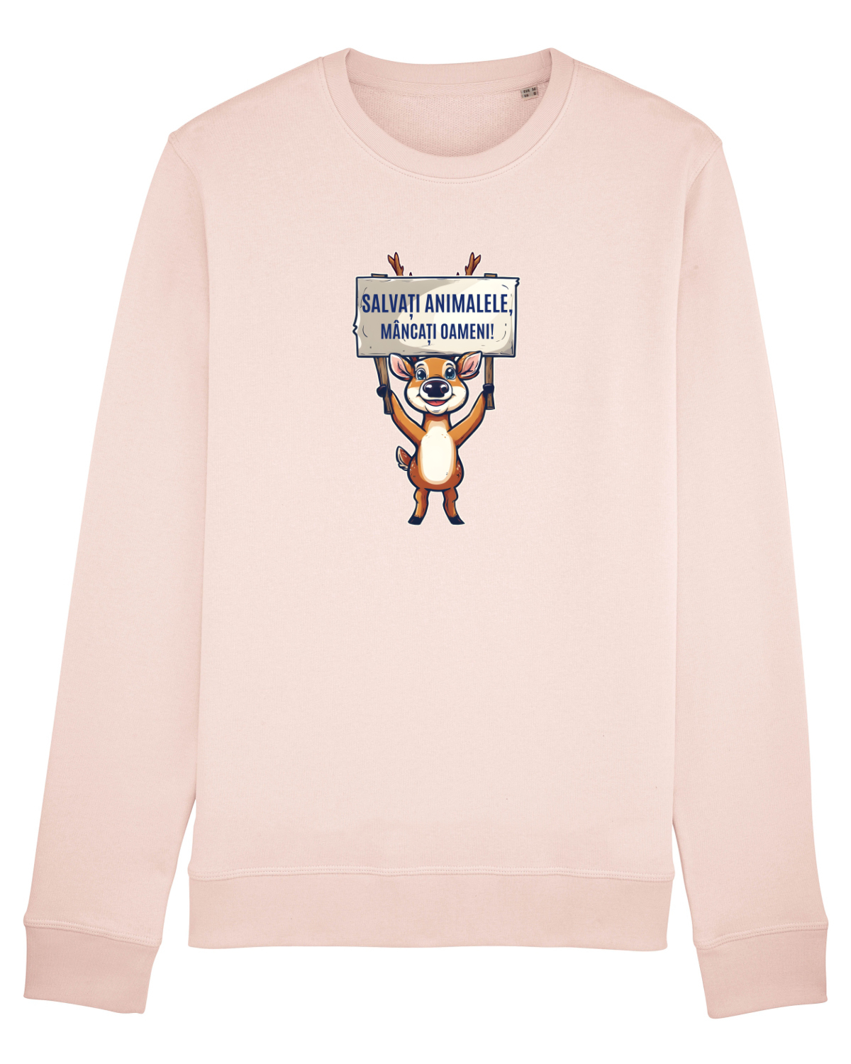 Bluză mânecă lungă Unisex Rise Candy Pink