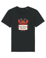 SALVATI ANIMALELE, MANCATI OAMENI - umor absurd - creveti / homari / raci Tricou mânecă scurtă Unisex Rocker