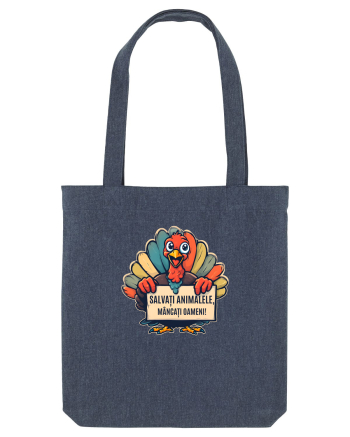 SALVATI ANIMALELE, MANCATI OAMENI - umor absurd - curcan Midnight Blue