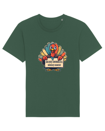 SALVATI ANIMALELE, MANCATI OAMENI - umor absurd - curcan Bottle Green