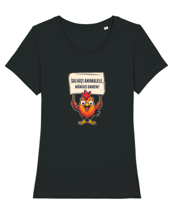 SALVATI ANIMALELE, MANCATI OAMENI - umor absurd - gaina / pui Black