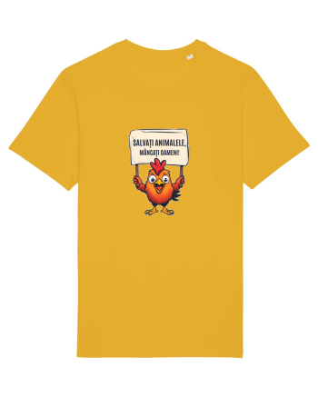 SALVATI ANIMALELE, MANCATI OAMENI - umor absurd - gaina / pui Spectra Yellow