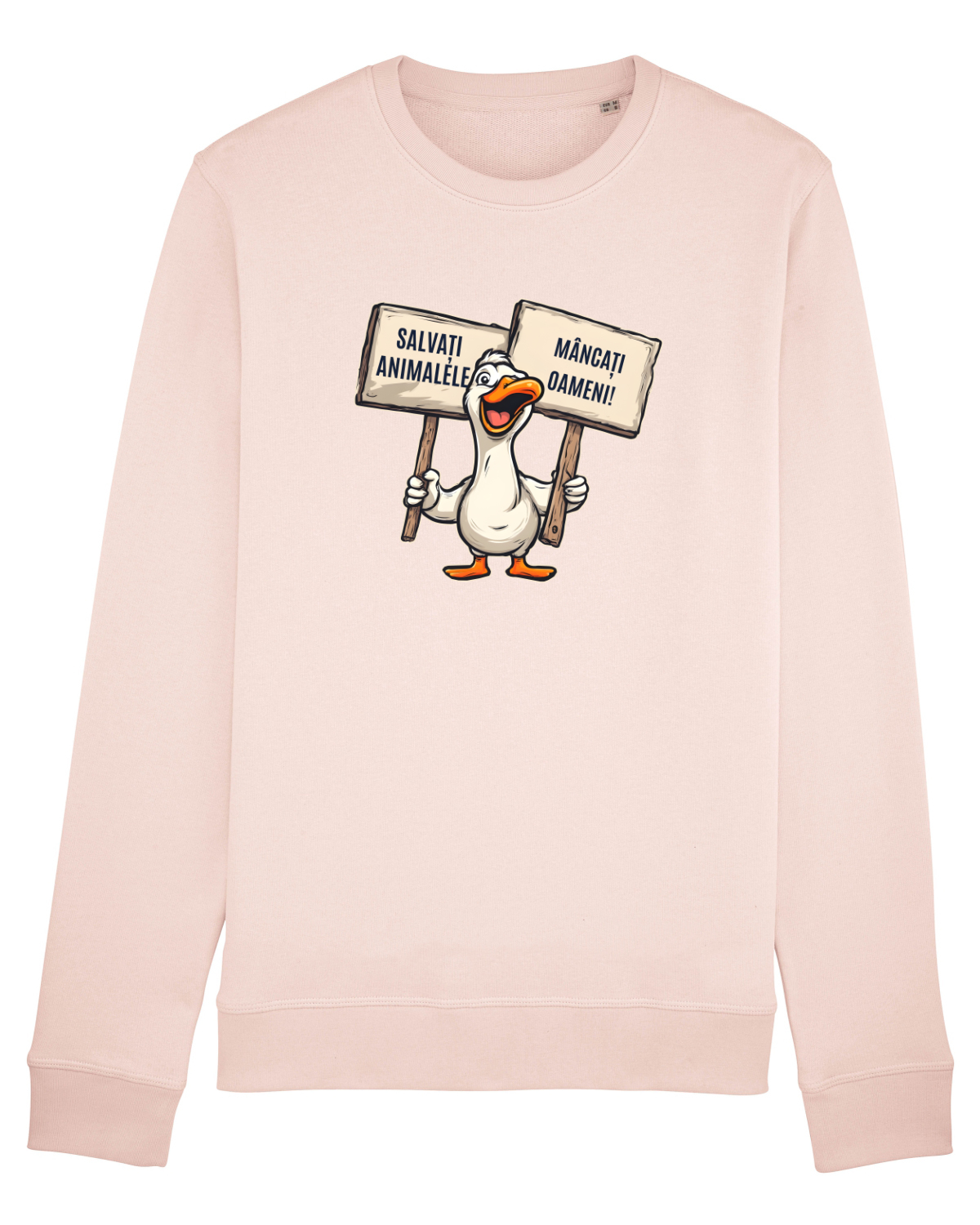 Bluză mânecă lungă Unisex Rise Candy Pink