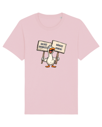 SALVATI ANIMALELE, MANCATI OAMENI - umor absurd - gasca Cotton Pink