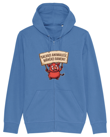 SALVATI ANIMALELE, MANCATI OAMENI - umor absurd - mistret Bright Blue