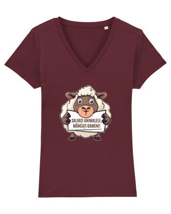 SALVATI ANIMALELE, MANCATI OAMENI - umor absurd - oaie Burgundy