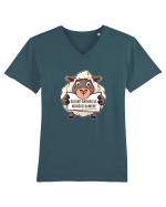 SALVATI ANIMALELE, MANCATI OAMENI - umor absurd - oaie Tricou mânecă scurtă guler V Bărbat Presenter