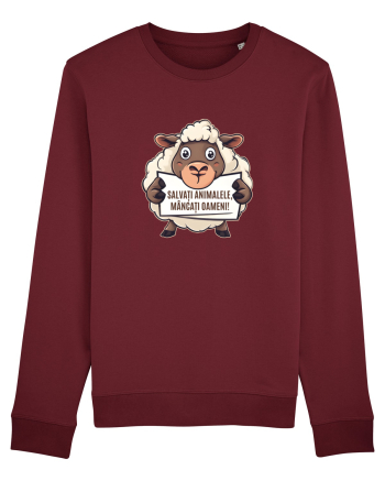 SALVATI ANIMALELE, MANCATI OAMENI - umor absurd - oaie Burgundy