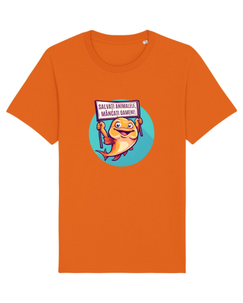 SALVATI ANIMALELE, MANCATI OAMENI - umor absurd - peste Bright Orange