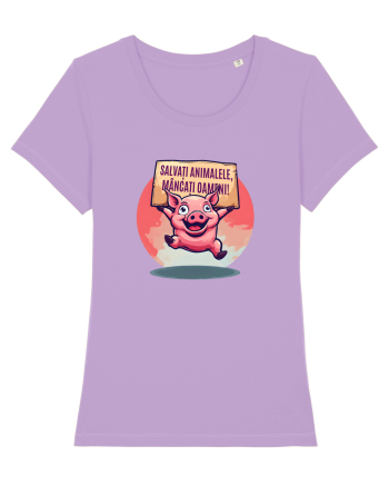 SALVATI ANIMALELE, MANCATI OAMENI - umor absurd - porc Lavender Dawn