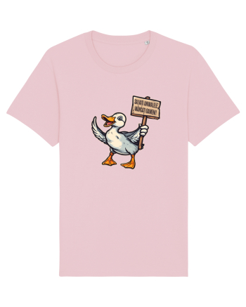 SALVATI ANIMALELE, MANCATI OAMENI - umor absurd - rata Cotton Pink
