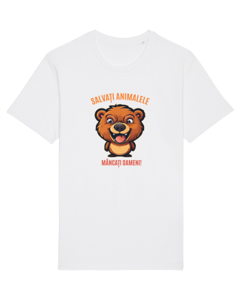 SALVATI ANIMALELE, MANCATI OAMENI - umor absurd - urs White