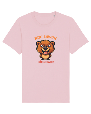 SALVATI ANIMALELE, MANCATI OAMENI - umor absurd - urs Cotton Pink