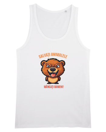 SALVATI ANIMALELE, MANCATI OAMENI - umor absurd - urs White