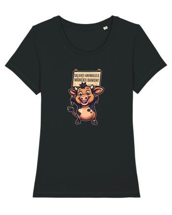 SALVATI ANIMALELE, MANCATI OAMENI - umor absurd - vaca Black