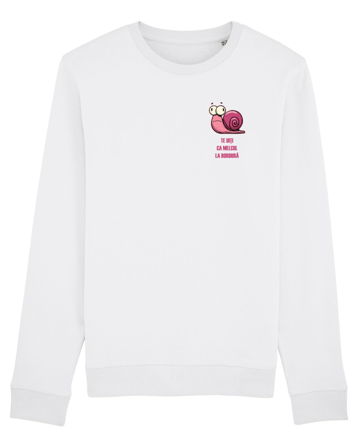 Bluză mânecă lungă Unisex Rise White