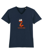 TE UITI CA RAMA  LA BORDURA  Tricou mânecă scurtă guler V Bărbat Presenter