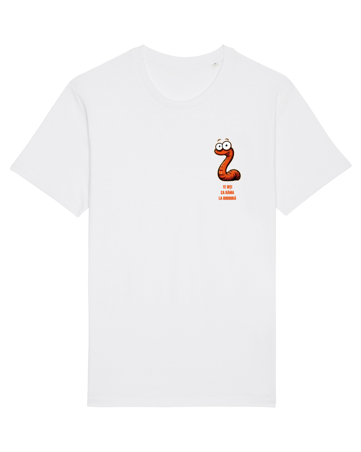 Tricou mânecă scurtă Unisex Rocker White