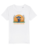 TE UITI CA VITELUL LA POARTA NOUA 1 Tricou mânecă scurtă  Copii Mini Creator