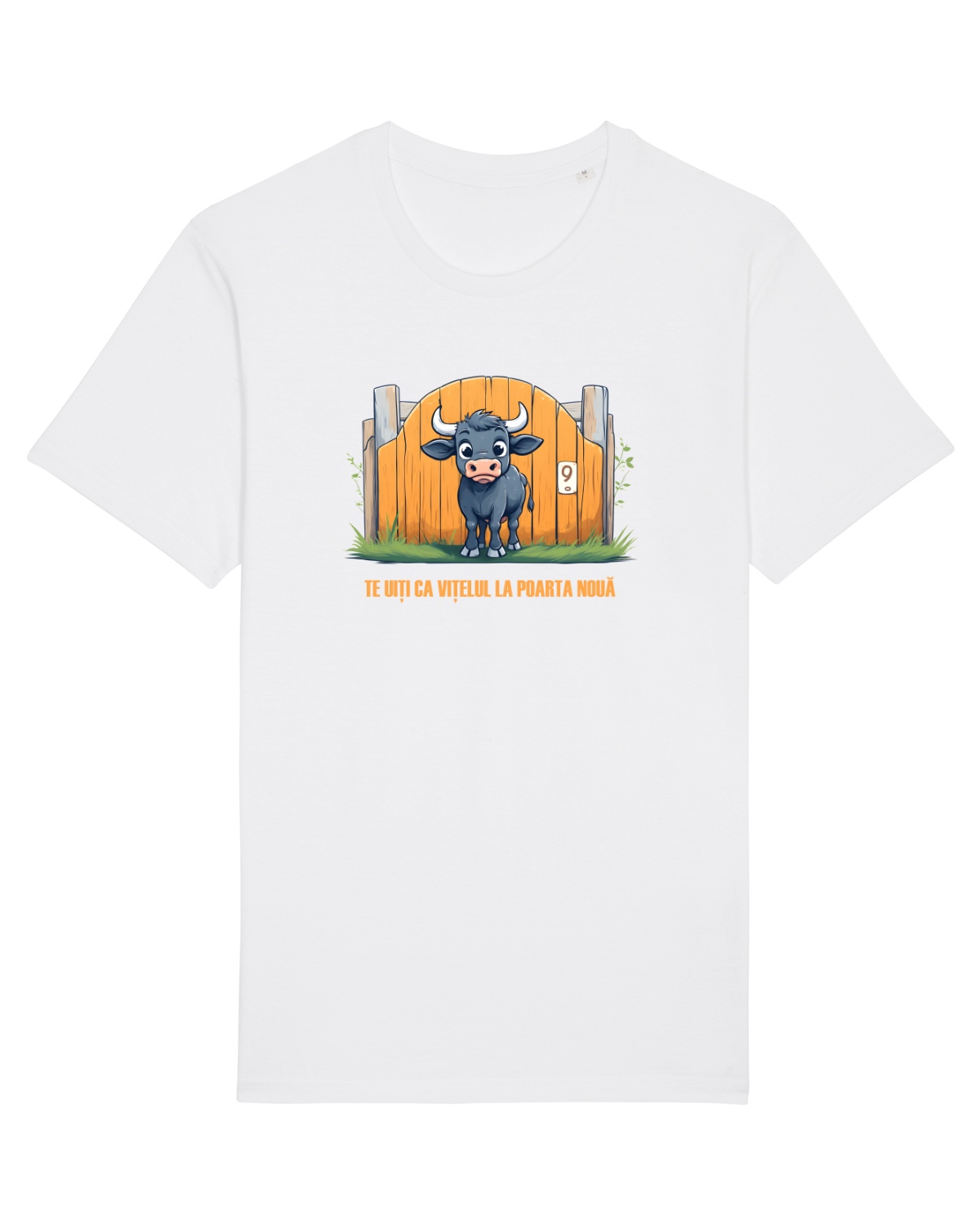 Tricou mânecă scurtă Unisex Rocker White
