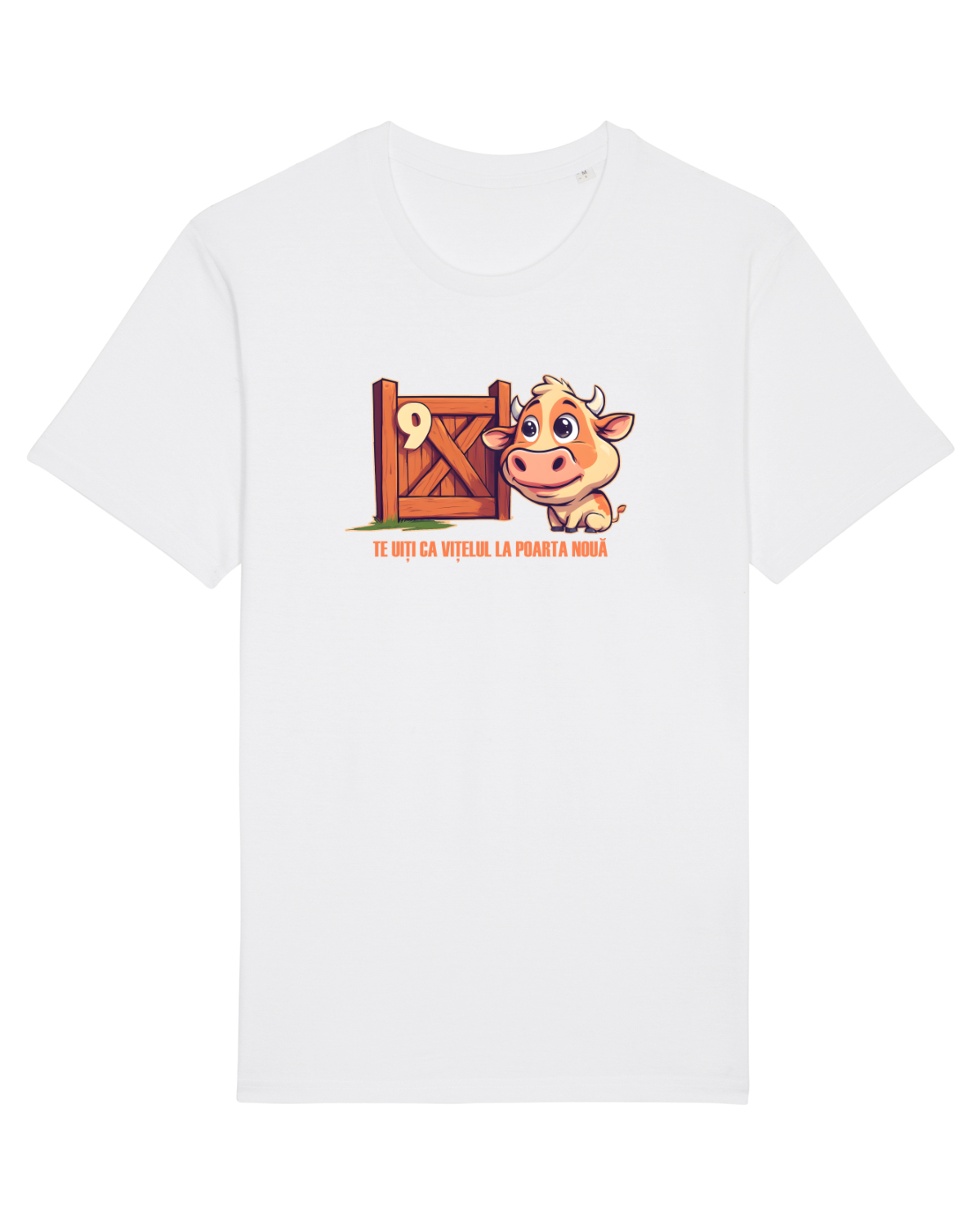 Tricou mânecă scurtă Unisex Rocker White