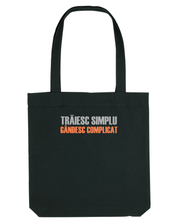TRAIESC SIMPLU. GANDESC COMPLICAT Black