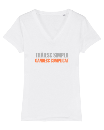 TRAIESC SIMPLU. GANDESC COMPLICAT White