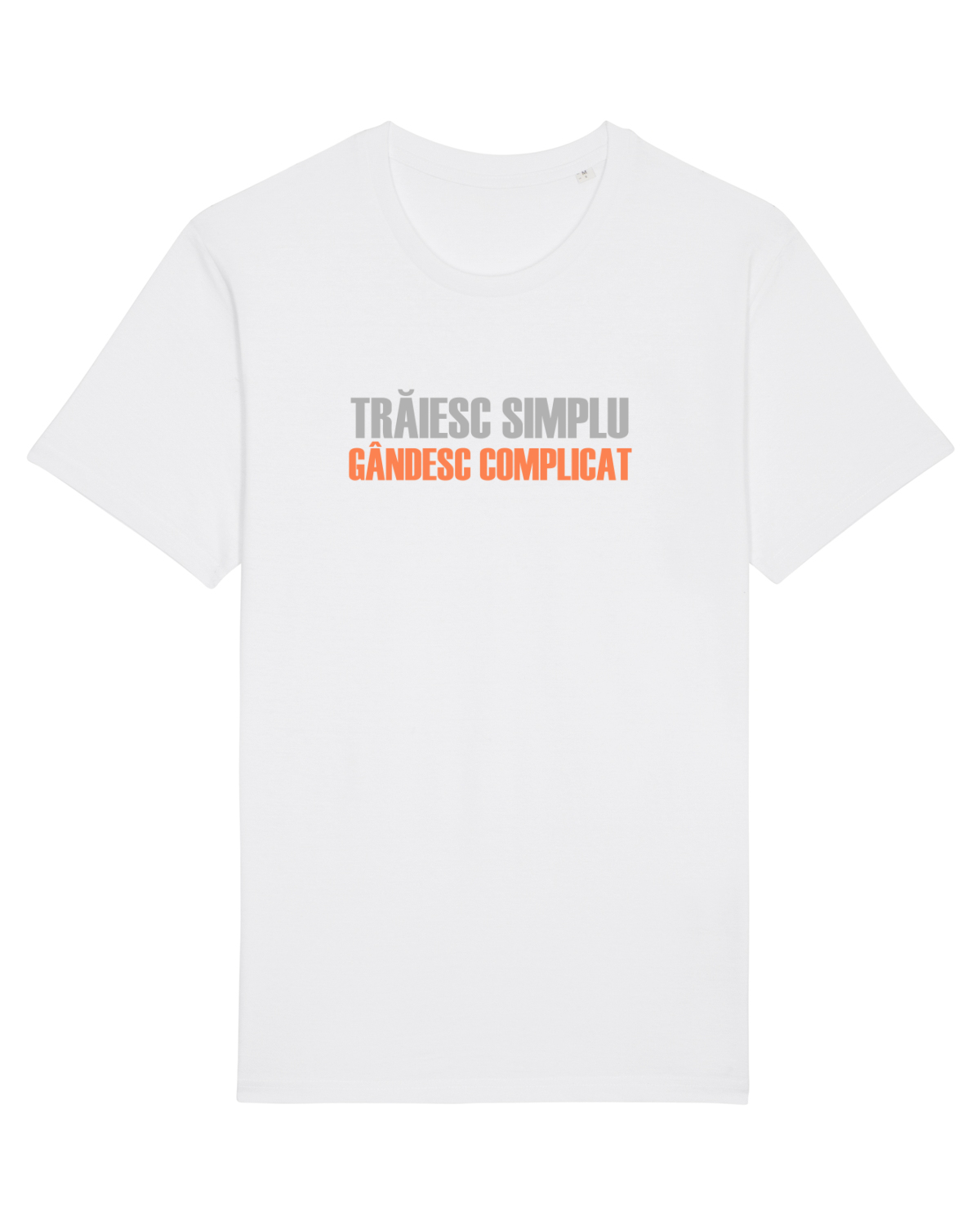 Tricou mânecă scurtă Unisex Rocker White