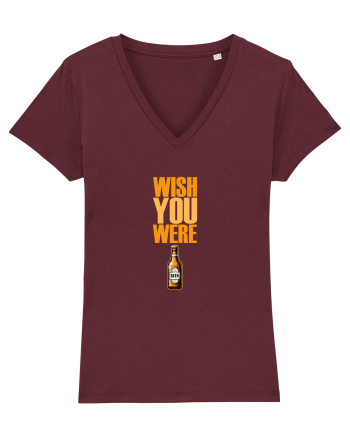 WISH YOU WERE ... BEER 1 Burgundy