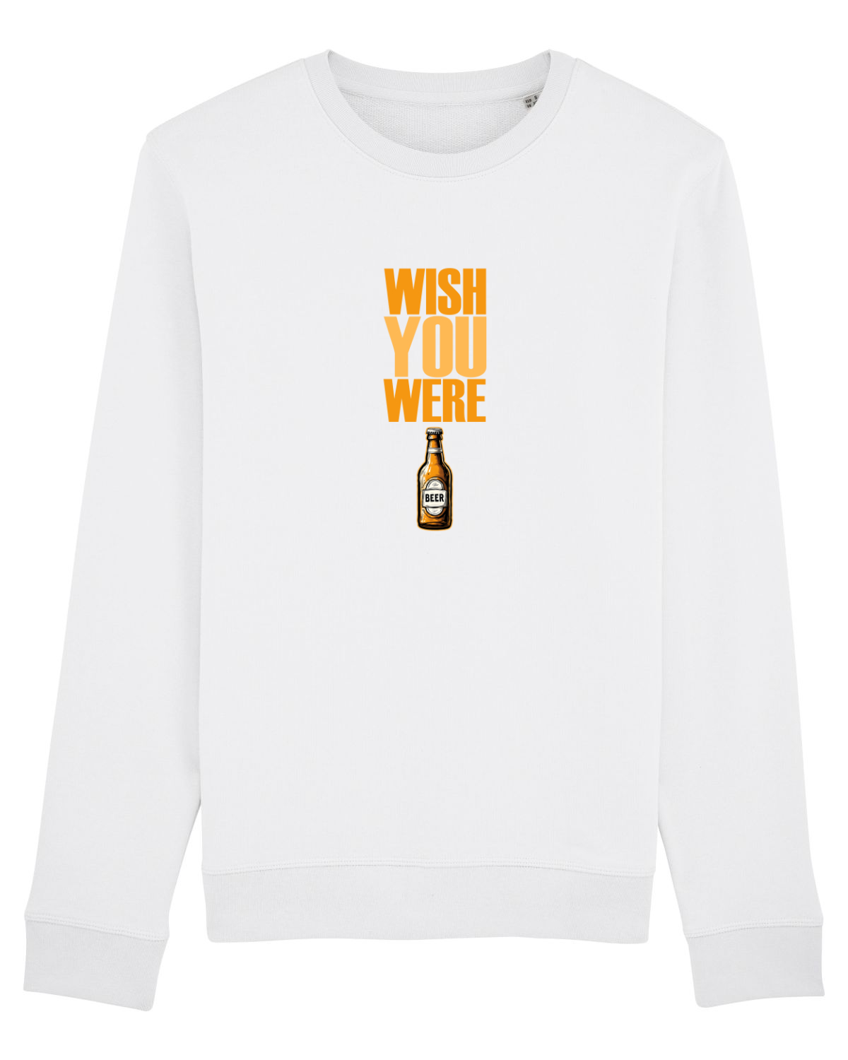Bluză mânecă lungă Unisex Rise White