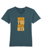 WISH YOU WERE ... BEER 3 Tricou mânecă scurtă guler V Bărbat Presenter