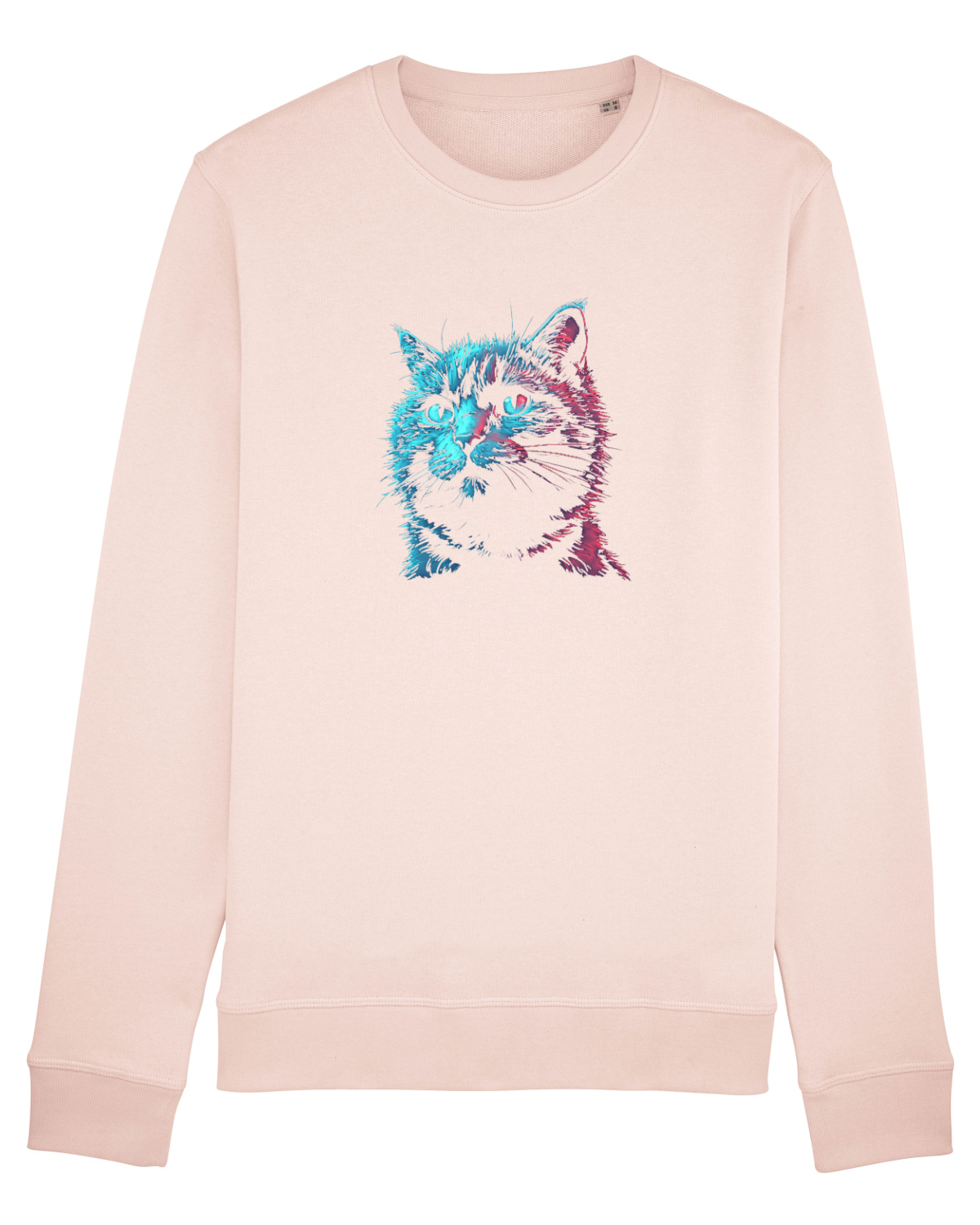 Bluză mânecă lungă Unisex Rise Candy Pink