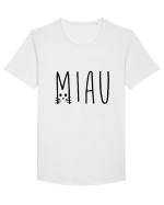 Miau  Tricou mânecă scurtă guler larg Bărbat Skater