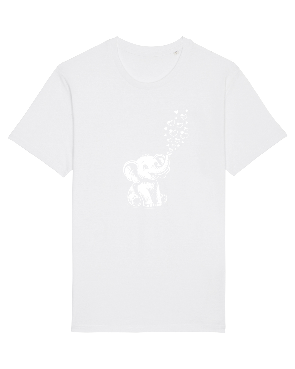 Tricou mânecă scurtă Unisex Rocker White