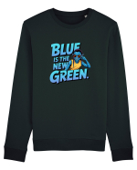 ALBASTRU E NOUL VERDE - ECOLOGIE Bluză mânecă lungă Unisex Rise