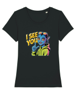 I SEE YOU - TE INTELEG - EMPATIE 2 Tricou mânecă scurtă guler larg fitted Damă Expresser