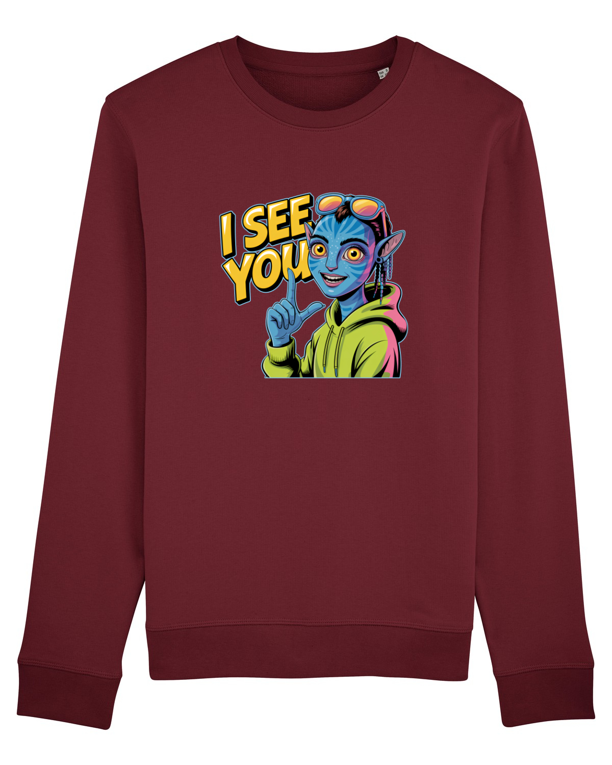 Bluză mânecă lungă Unisex Rise Burgundy