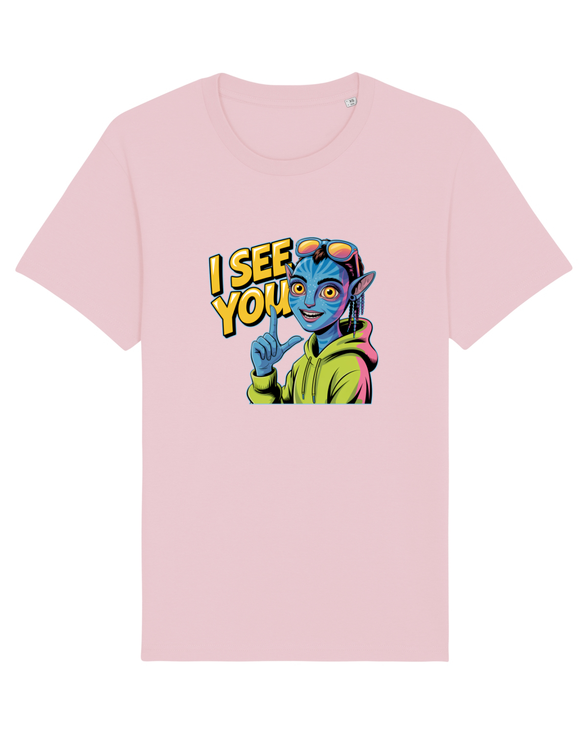 Tricou mânecă scurtă Unisex Rocker Cotton Pink
