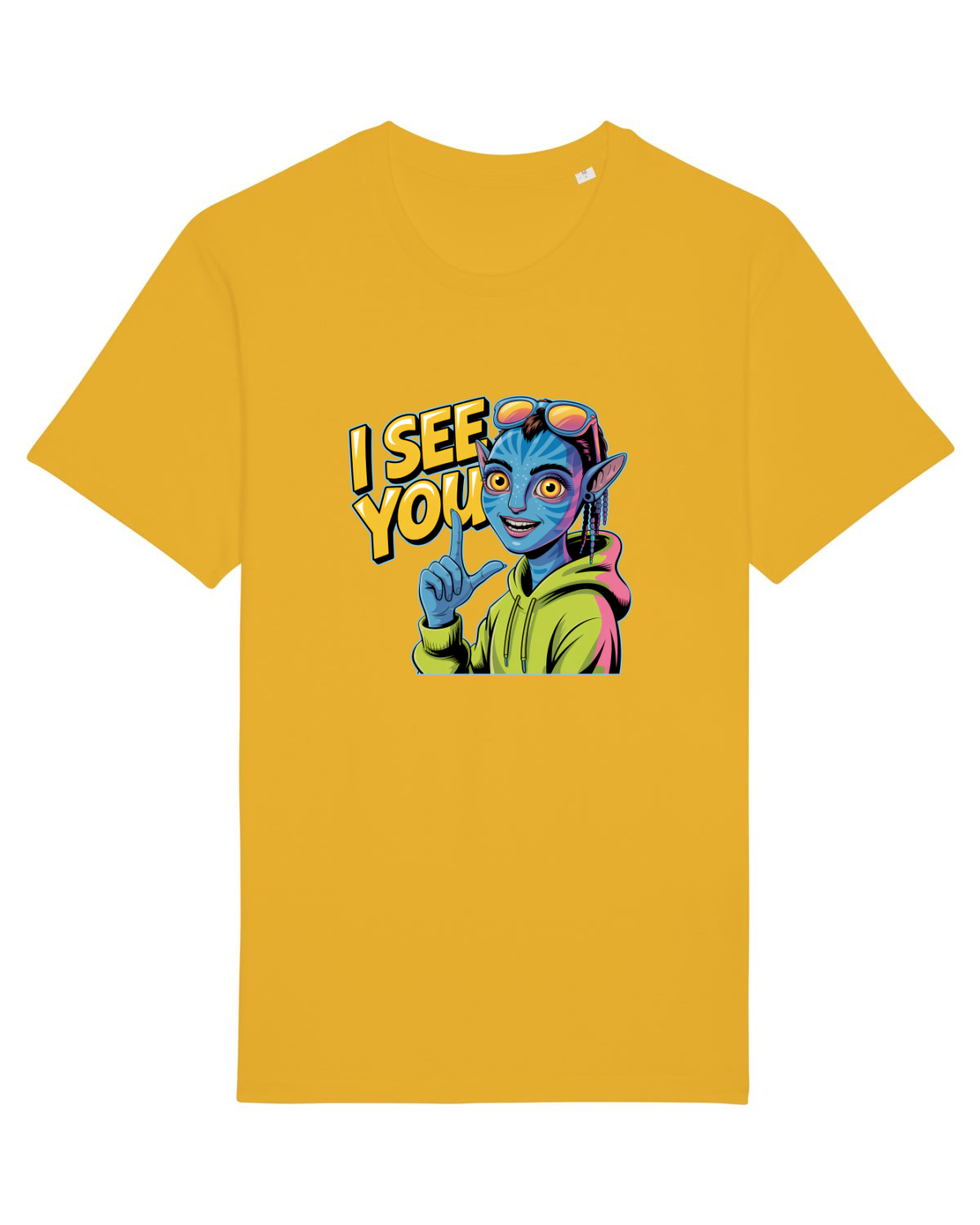 Tricou mânecă scurtă Unisex Rocker Spectra Yellow