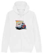 WHERE WE`RE GOING, WE DON`T NEED ROADS Hanorac cu fermoar Unisex Connector