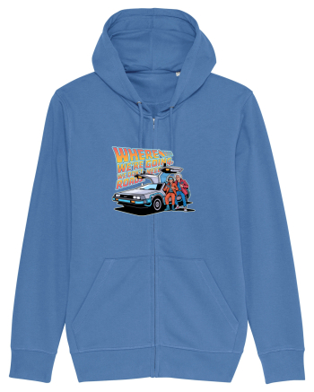 WHERE WE`RE GOING, WE DON`T NEED ROADS Bright Blue