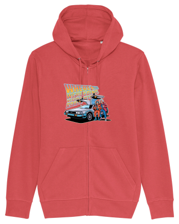 WHERE WE`RE GOING, WE DON`T NEED ROADS Carmine Red