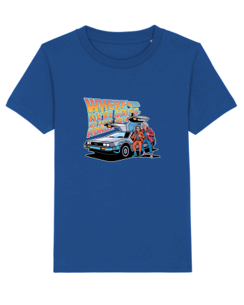 WHERE WE`RE GOING, WE DON`T NEED ROADS Majorelle Blue