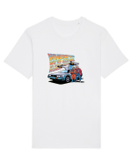 WHERE WE`RE GOING, WE DON`T NEED ROADS Tricou mânecă scurtă Unisex Rocker
