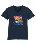 GREAT SCOTT! Tricou mânecă scurtă guler V Bărbat Presenter