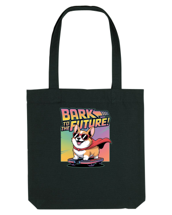 BARK TO THE FUTURE - CATEL CORGI Black