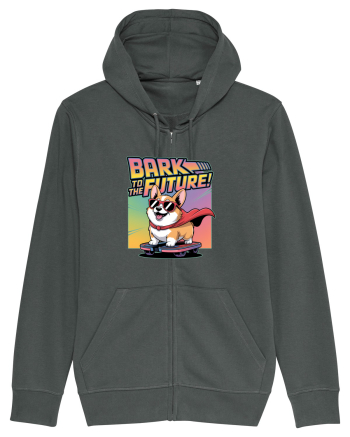 BARK TO THE FUTURE - CATEL CORGI Anthracite
